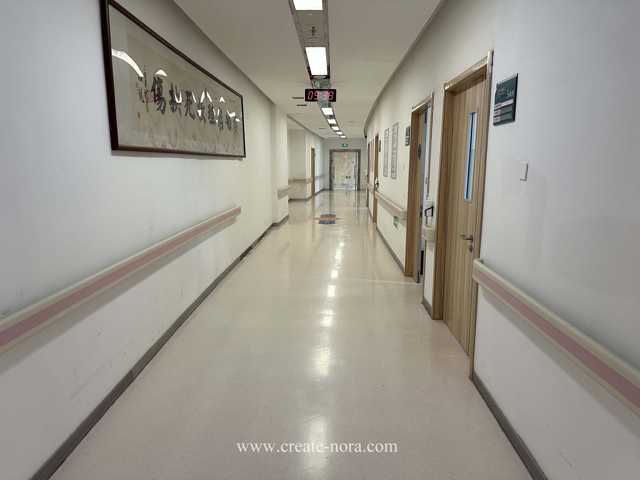 the photo of nora rubber flooring in Shanxi Bethune Hospital 2